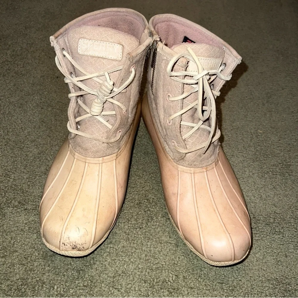 Sperry Women’s Saltwater Duck Boots Size 7.5